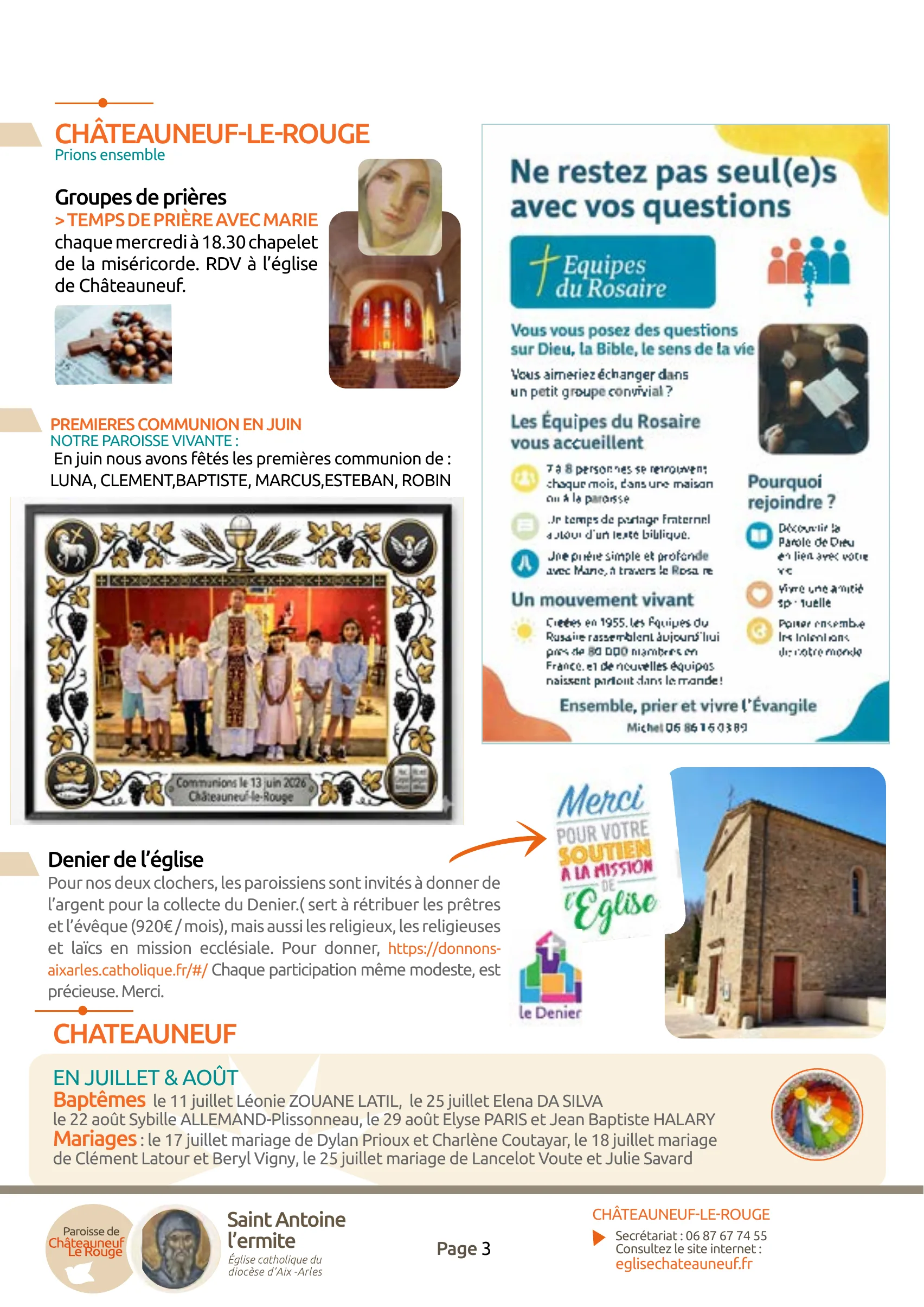 Lettre paroissiale de juillet-ao&ucirc;t 2026, page 3